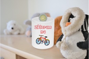 Skarbonka z grafiką, oryginalny prezent